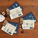  Gift for Him Blueprint Canvas Zipper Pouches | Set of 2 |  Father's Day Men Gifts Architect Engineer