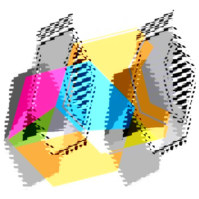 Bodacious '80s Geometric Temporary Tattoo