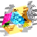  Bodacious '80s Geometric Temporary Tattoo