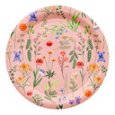  Boho Flowers  Paper Plates – 12ct | Floral Party Plates | 9"
