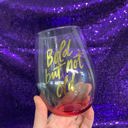  Bold But Not Old Stemless Wine Glass - Birthday or Retirement | Rainbow Glass | 20oz