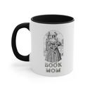  Book Mom Accent Coffee Mug, 11oz  | Mothers Day Bibliophile Book Lovers