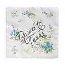  Bored to Tears Retro Hankie Floral Print Cotton Handkerchief