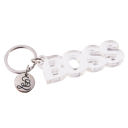  Boss Acrylic Word Keychain | Clear Transparent Word Shaped Keyholder