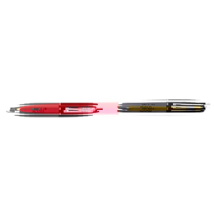 Boss Lady Two-Tone Refillable Pen in Cherry Red and Black