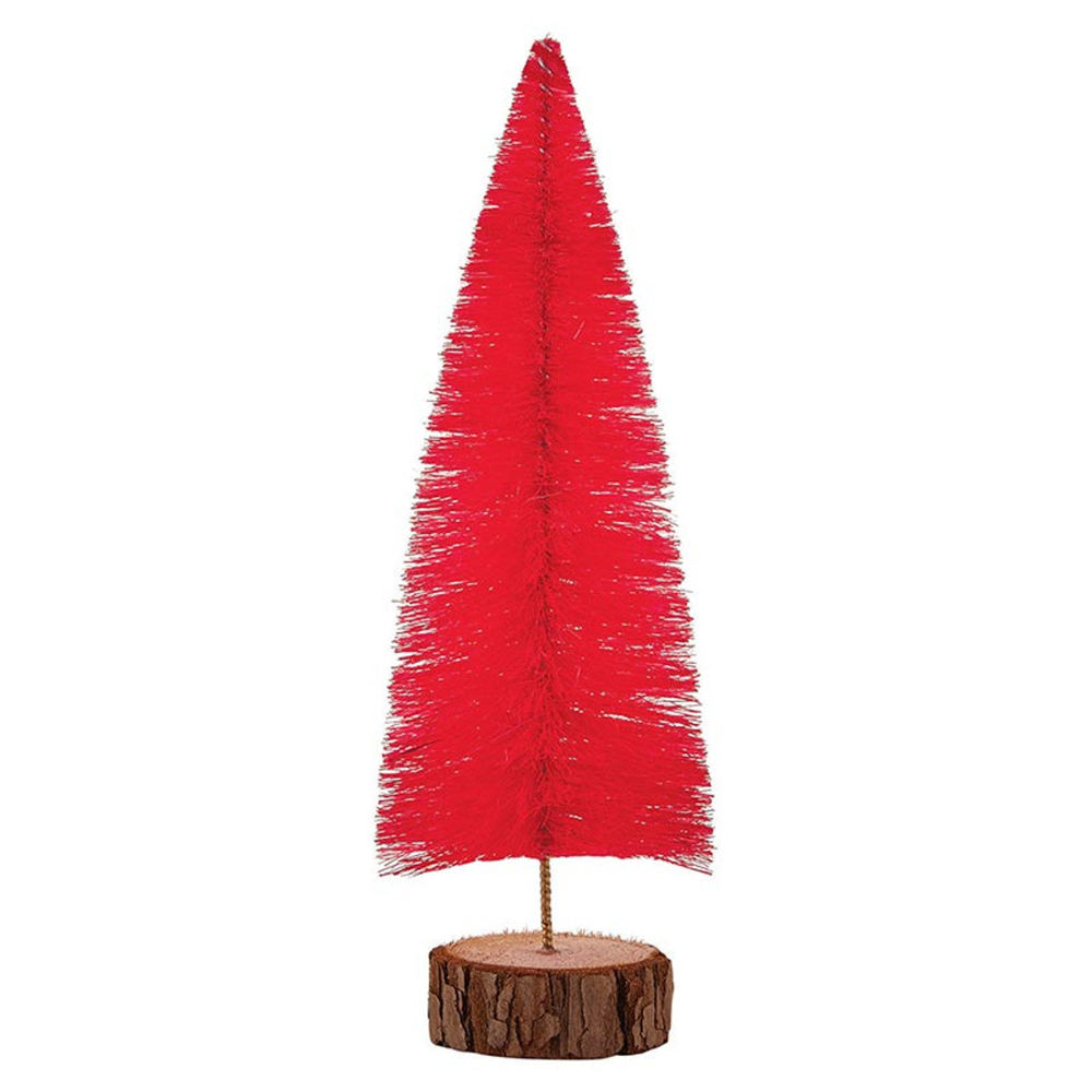 Bottle Brush Tree in Blush and Dark Pink | Holiday Decor