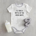 Bottle Of The House White Tie Dye Grey Cotton Snapshirt Baby Gifts - Clothes and Toys Ages 0-12 Months, Snapshirts, Hats, Pants, Dolls