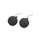  Brass Boho Chic Round Drop Earrings