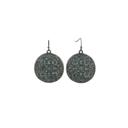  Brass Boho Chic Round Drop Earrings