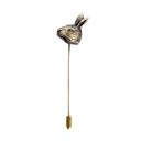  Brass Tone Rabbit Stick Pin Brooch