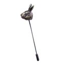  Brass Tone Rabbit Stick Pin Brooch