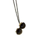  Bronze Seashell Locket Pendant Necklace | Vintage Ocean-Inspired Charm