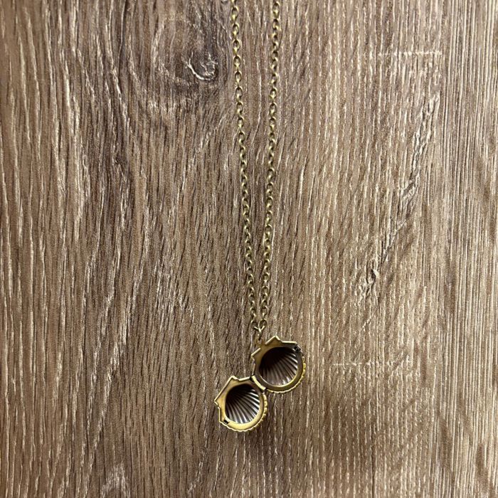 Bronze Seashell Locket Pendant Necklace | Vintage Ocean-Inspired Charm