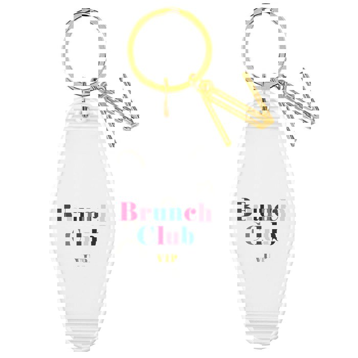 Brunch Club VIP Motel Key Tag | Acrylic