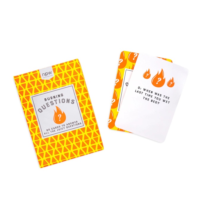 Burning Questions Card Game | 80 Cards to Answer All the Juicy Questions