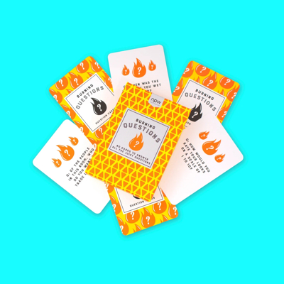 Burning Questions Card Game | 80 Cards to Answer All the Juicy Questions