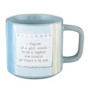  Calamity Jane "If a Girl Wants To Be A Legend" Gift Coffee Mug | Stoneware Tea Coffee Cup | 14oz