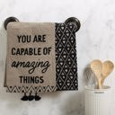  Capable Of Amazing Things Dish Cloth Towel Set | 2 Coordinating Cotton Towels