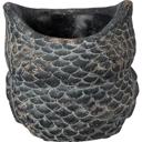  Cement Owl Planter in Dark Gray | Succulents Greenery Plant Pot | Decorative Indoor Outdoor Garden Décor