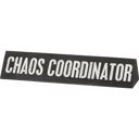  Chaos Coordinator / Director Of Sarcasm Reversible Wooden Desk Plate