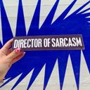  Chaos Coordinator / Director Of Sarcasm Reversible Wooden Desk Plate