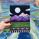 Chase The Moon | 6" x 8" x 1.75" Cute and Funny Graphic Wooden Box Signs with Sayings for Gallery Walls