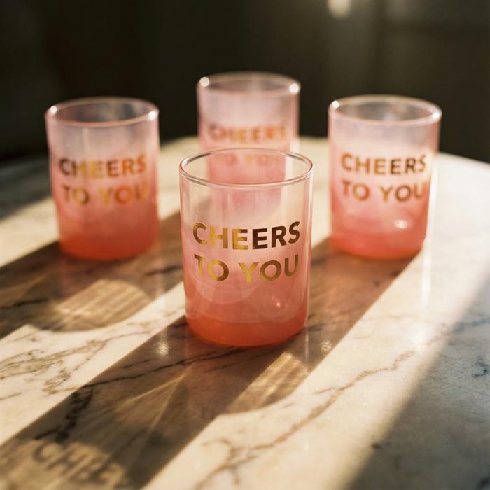 Cheers To You Cocktail Glass | Double Old Fashioned Scotch Whiskey