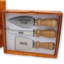  Funny Cheese Charcuterie Utensils Gift Set | Serving Knives for Hosting