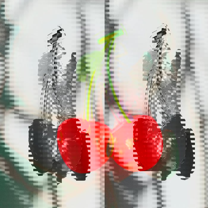 Cherries on Stem Mini Hair Claw