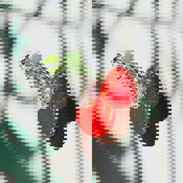 Cherries on Stem Mini Hair Claw