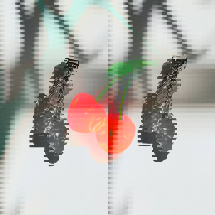 Cherries on Stem Mini Hair Claw