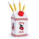  Cherry Milk Shake Ceramic Pen Pot | Retro Pen Holder