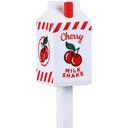  Cherry Milk Shake Retro Pencil Eraser Toppers | Gift Bottle of of 6