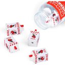  Cherry Milk Shake Retro Pencil Eraser Toppers | Gift Bottle of of 6