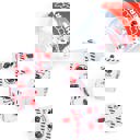  Cherry Milk Shake Retro Pencil Eraser Toppers | Gift Bottle of of 6