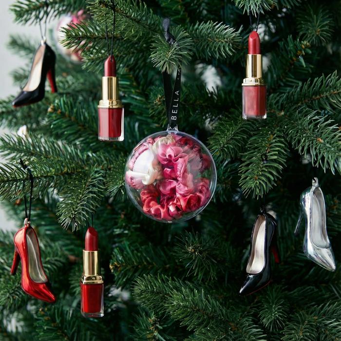 Christmas Ornament Full of Satin Scrunchies! | Cute Hair Accessory Stocking Stuffer Hair Tie Set