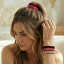  Christmas Ornament Full of Satin Scrunchies! | Cute Hair Accessory Stocking Stuffer Hair Tie Set