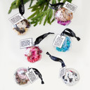  Christmas Ornament Full of Satin Scrunchies! | Cute Hair Accessory Stocking Stuffer Hair Tie Set