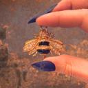 Bee Classic Brooch Collection with Gem Embellishments Metal Alloy [8+ Style Options]