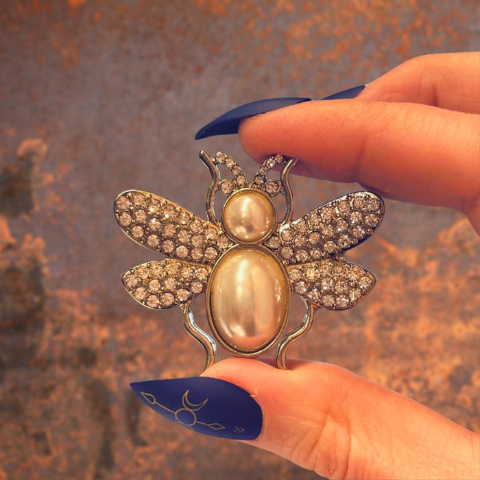 Classic Brooch Collection with Gem Embellishments Metal Alloy [8+ Style Options]