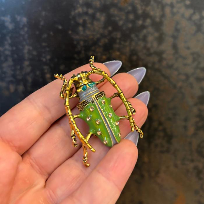 Classic Brooch Collection with Gem Embellishments Metal Alloy [8+ Style Options]