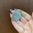 Silver Leaf Classic Brooch Collection with Gem Embellishments Metal Alloy [8+ Style Options]