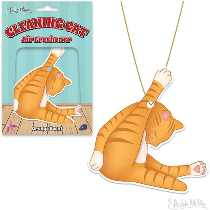 Car Air Freshener Funny Stocking Stuffers - 10 Options - Cat, Mushroom, Goldfish, Squirrel in Underpants, Crow etc. 