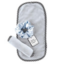  Coastal Face Cloth and Scrunchie Set | Linen Makeup Remover Gift Set For Her