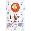 Coffee Is Like a Hug in a Mug Cute Enamel Pins on Giftable Cards - 20+ Styles Available