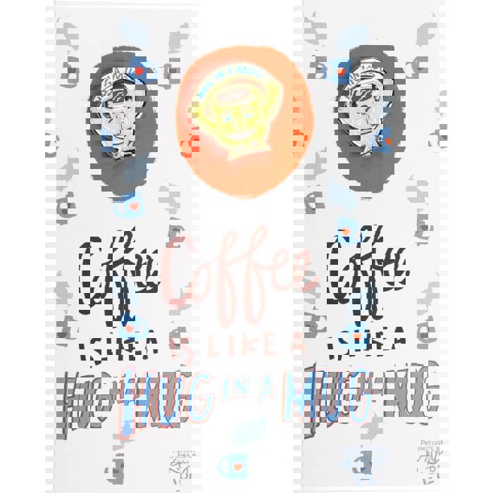 Coffee Is Like A Hug In A Mug Enamel Pin