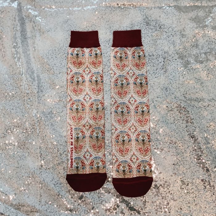 Colorful Farmhouse Floral Socks | Women‘s Novelty Socks | Gifts for Her