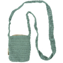  Crochet Daisy Crossbody Bag | Handmade Cotton Shoulder Sling Handbag | 6.5" x 8"