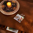  Dashing Through The Dough Zipper Wallet | Eco-friendly Retro Art of Reindeer and Santa's Sleigh Coin Purse Pouch