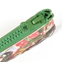  Dashing Through The Dough Zipper Wallet | Eco-friendly Retro Art of Reindeer and Santa's Sleigh Coin Purse Pouch